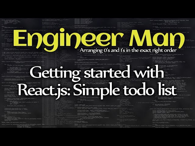 Getting started with React.js: Simple todo list