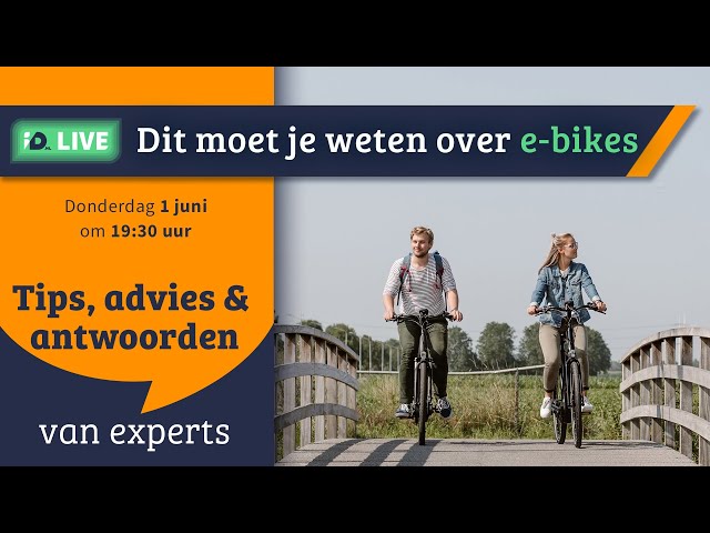 ID LIVE: Dit moet je weten over e-bikes! | E-bike | ID.nl