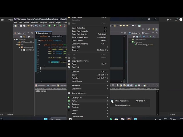 Java Programming Tutorial - 7 - Math Operators