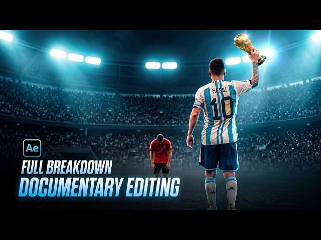 How I Made This VIRAL Messi Documentary Edit in After Effects | Full Editing Tutorial - Part 1