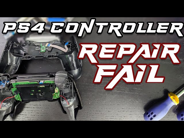 Take Apart a PS4 Controller, but REPAIR NOT POSSIBLE!