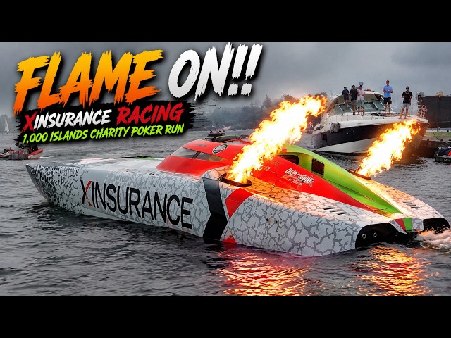 ☠️ BANNED after 157 MPH in a 30!!! XINSURANCE Turbine Boat Throws FLAMES 🔥😱