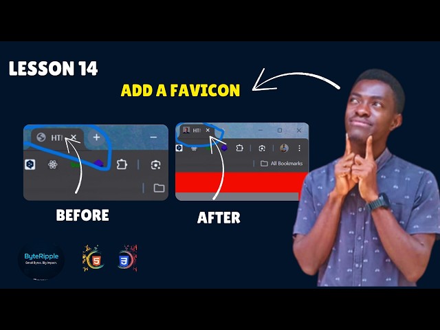 How to Add a Favicon to Your Website | HTML for Beginners #14