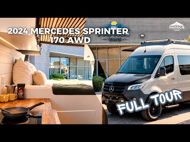 Inside This Fully Loaded Mercedes Sprinter 170 AWD Camper Van | Full Tour