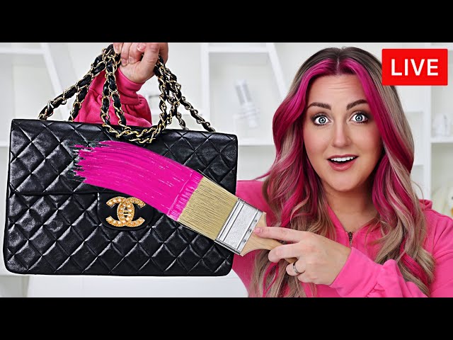 Customizing CHANEL BAGS and GIVING them AWAY! 🔴 LIVE EXPERIENCE 🔴