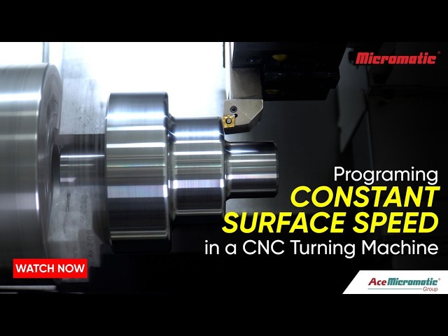 How to Program Constant Surface Speed in a CNC Turning | G96 Explained | DIY Video