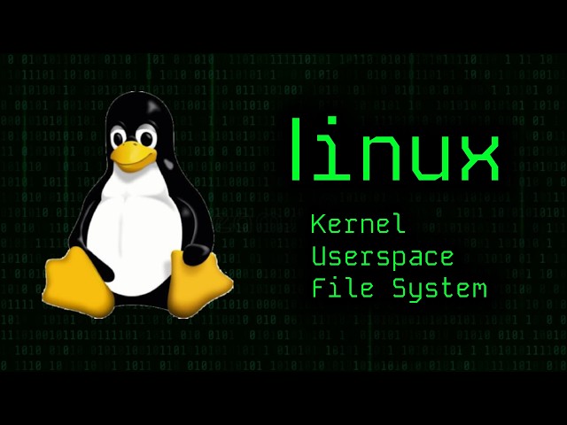 Linux Fundamentals - Kernel - User Space - and the Filesystem Hierarchy | LINUX FOUNDATIONS