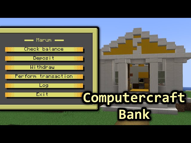 Minecraft - Computercraft Bank System: Mermegold