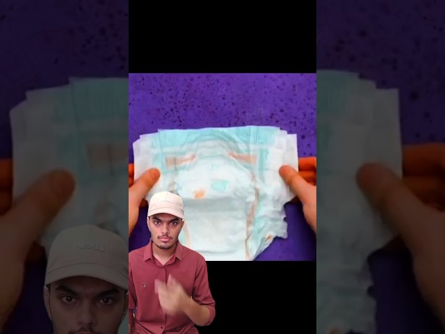Instant Snow With Diaper Hack #shorts