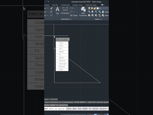 PEDIT Command in AutoCAD – Edit & Join Polylines Like a Pro #AutoCAD #PEDIT #Tutorial#autocad tips