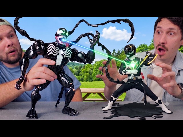 Power Rangers Re-Ignition Toy Force Vs VENOMISED TRANSFORMERS: The BIGGEST DIY Battle