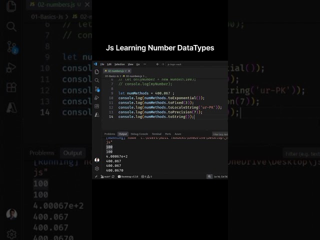 JavaScript Number Methods Explained ⚡ | JS Basics