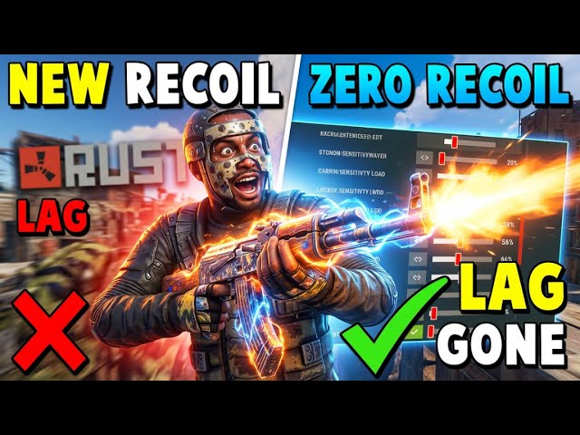 The New BEST Settings For NEW GEN Rust PVP (Less Recoil + LAG)