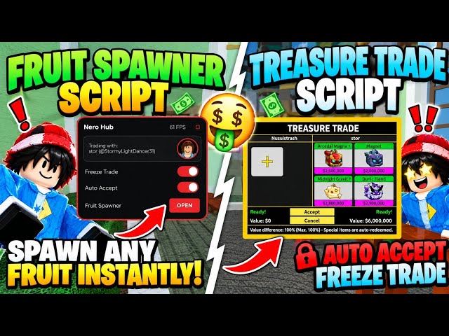 🤑 I Found the BEST Fruit Spawner & Trade Script in Blox Fruits! Got all new fruits