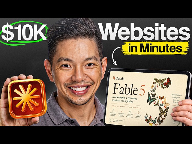 Claude Fable 5 + Complete Beginner = $10K Websites (in Minutes)