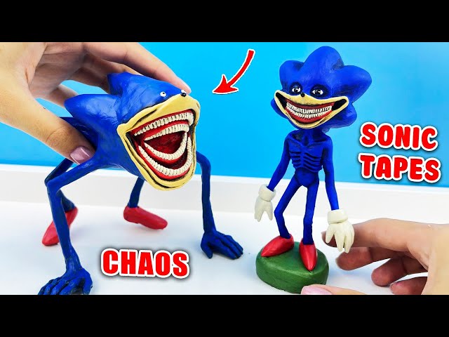 Making Evanimas!Sonic, or Shinic ☀ CHAOS - The Sonic Tapes with clay