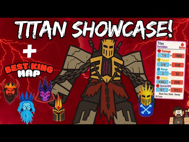 BEST KING MAP TO GRIND & TITAN SHOWCASE!