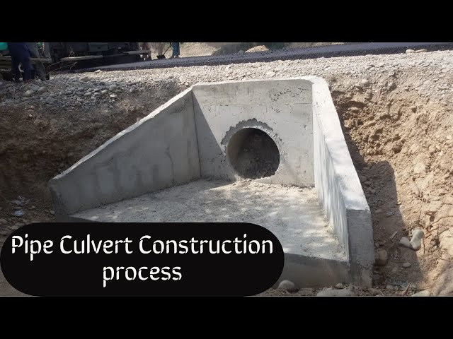 Pipe culvert construction sequence on Site || Step By Step construction activities of pipe culvert