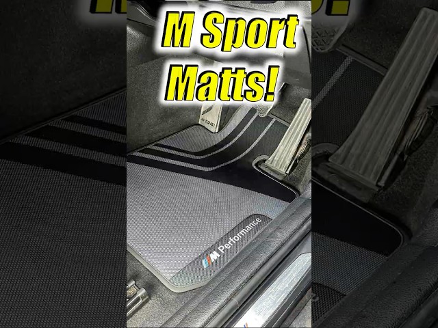 A Nice Little UPGRADE! | Genuine BMW M Sport Matts
