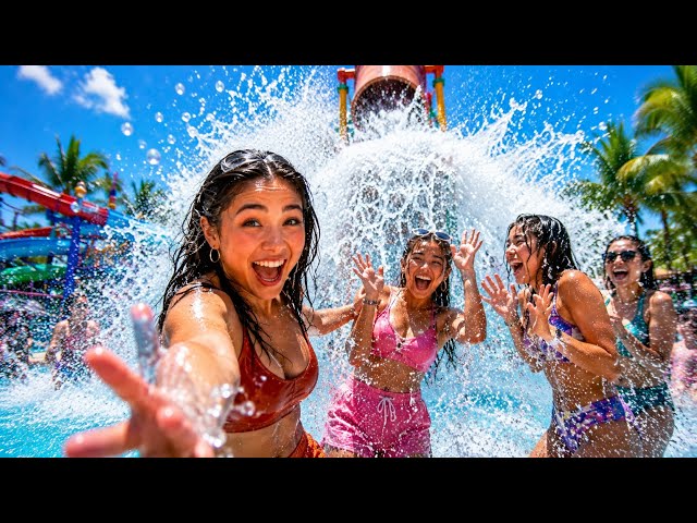Girls Get Soaked by a Giant Mega Bucket! [8K VR180]