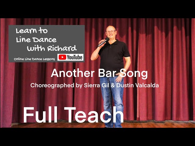 BEGINNER LINE DANCE LESSON 237 - Another Bar Song - Part 1 - Full Teach