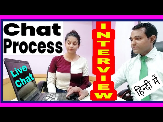 Chat process interview in Hindi | Non voice chat support job | Live chat agent work | PD Classes