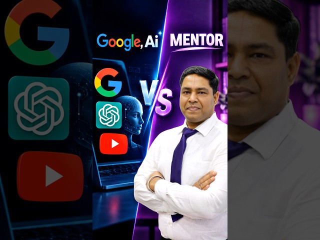Ai can give you answers. A Mentor helps you find the right direction.