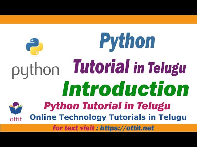 Introduction to Python | Python Tutorial for Beginners in telugu  step by step Part 1