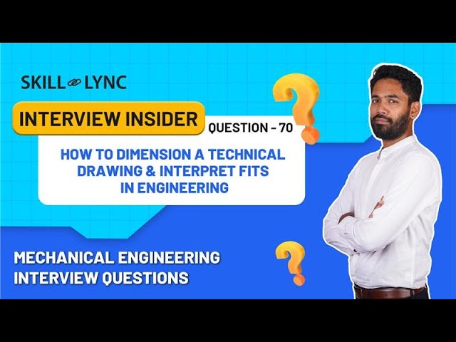 Dimensioning Techniques & Fit Interpretation | Mechanical Engineering Interview Q's | Vd 70