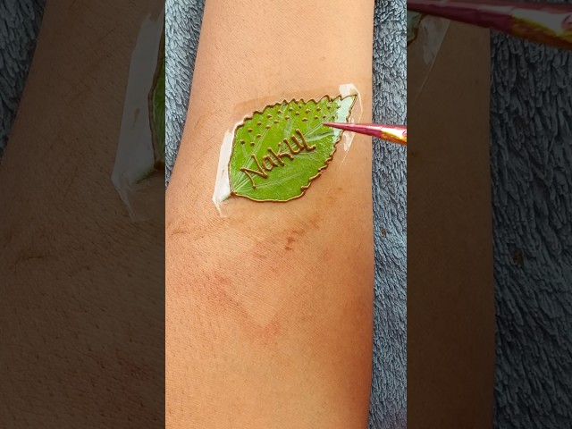 Viral leaf 🌿 mahendi tattoo #tattooartist #tattooideas #nametattooideas #leafart #leaftattoo#mahendi
