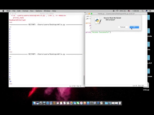 016-Flow Control -  While Loop & Continue & Break & Pass دورة لغة بايثون 3