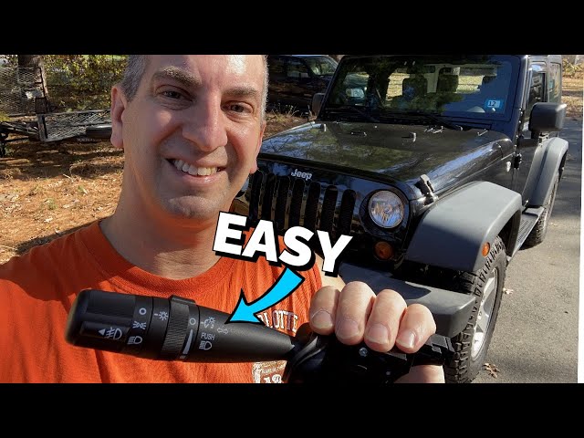 How To Replace 07-17 Jeep Wrangler JK Turn Signal Switch