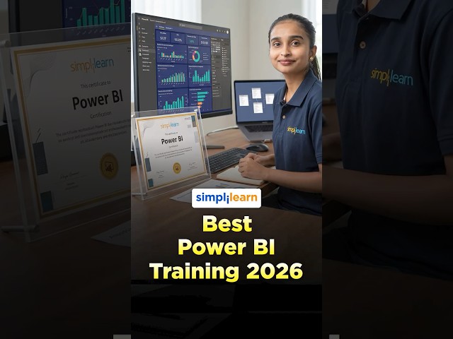 Best Power BI Certification Course 2026|Learn Data Analytics & Visualization | #Shorts |#Simplilearn