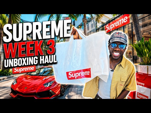 SUPREME FW26 WEEK 3 UNBOXING HAUL