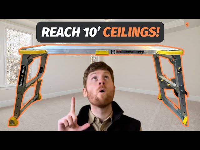 Handyman REVIEWS Gorilla Ladders ADJUSTABLE Work Platform