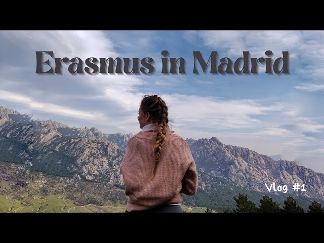 ERASMUS IN MADRID vlog #1 // going on a hike, studying, weekend