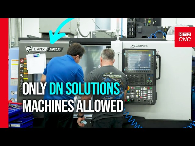 Why does Spacecoast Precision only run DN Solutions machines?