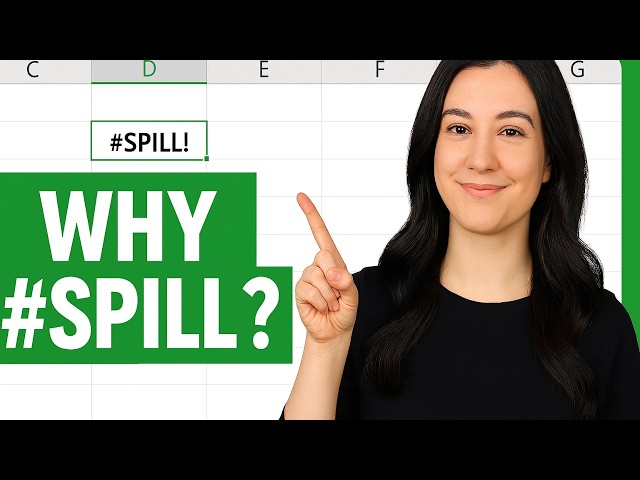 Why Is Excel Showing a #SPILL! Error – And How Do Array Functions Actually Work?