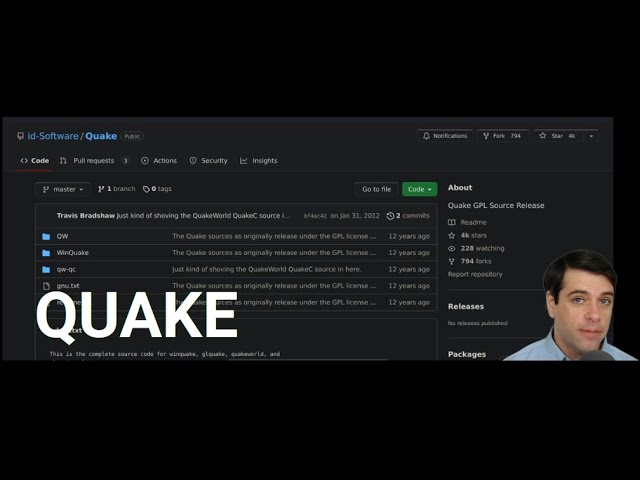 Let's read the Quake source code