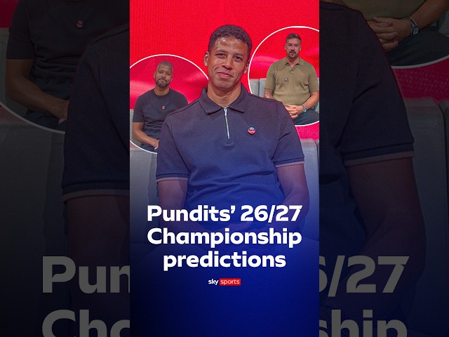 EFL pundits predict the 26/27 Championship season! 🔮
