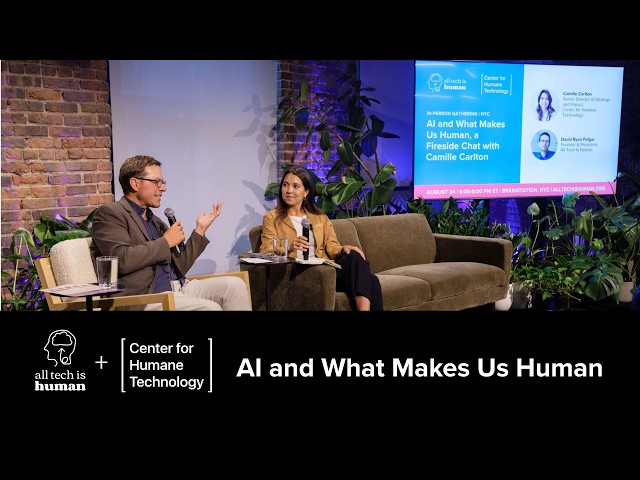 AI and What Makes Us Human: Camille Carlton in Conversation with David Ryan Polgar