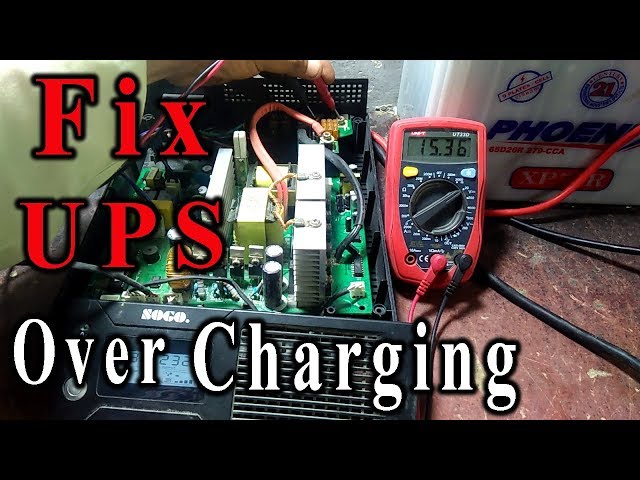 ups inverter battery over charging solution
