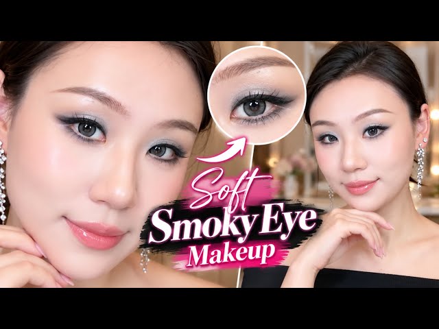 Soft Smoky Eye Makeup ✨ Korean-Inspired Clean Glam | Elegant Everyday Look