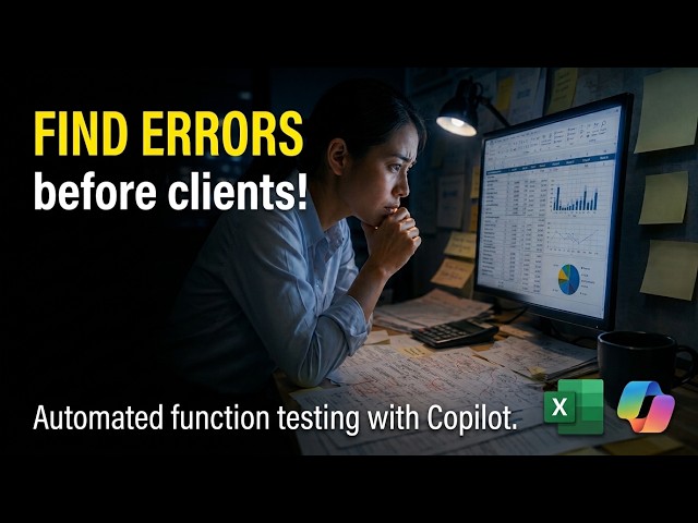 Automated Custom Excel Function Testing Using Copilot