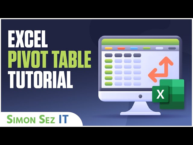 Pivot Table Excel Tutorial - Full Pivot Table Tutorial