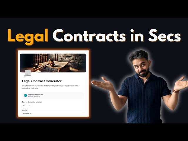 Automate legal contract generation | Day 17 of 28-Day AI Automation Challenge