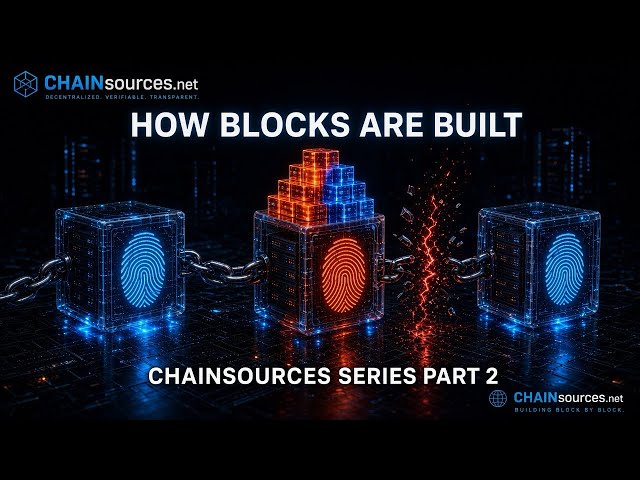 How Blockchain Blocks Are Built & Connected | ChainSources Part 2