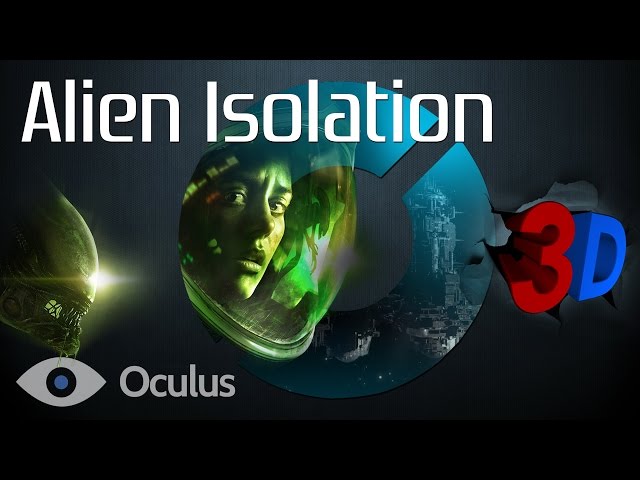 Alien Isolation a 60FPS 3D SBS - Oculus Rift DK2: GAMEPLAY