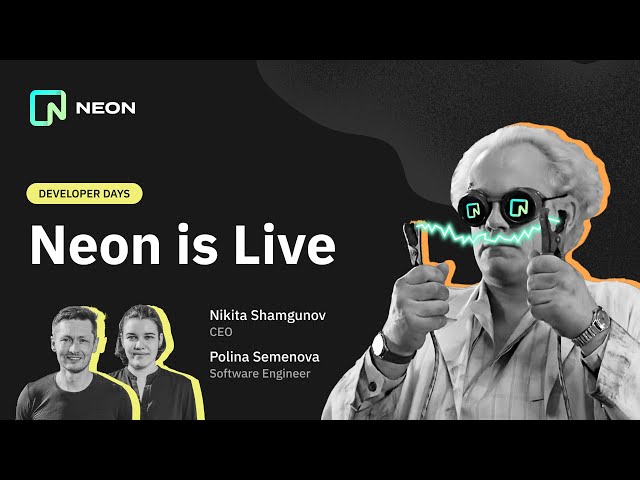 Neon Serverless Postgres is Live