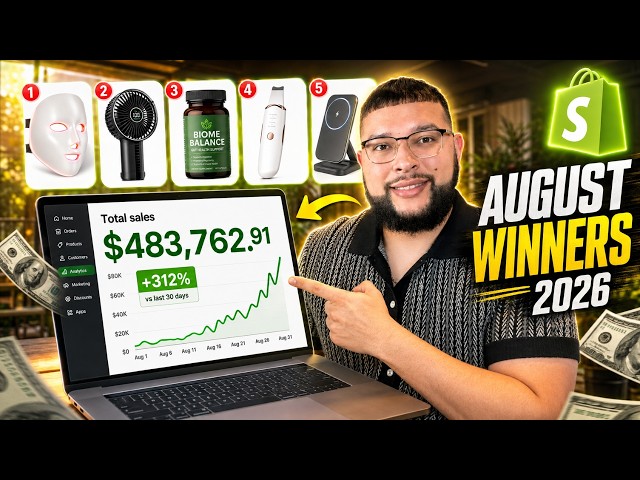 Top 5 Winning Dropshipping Products To Sell In August 2026!
